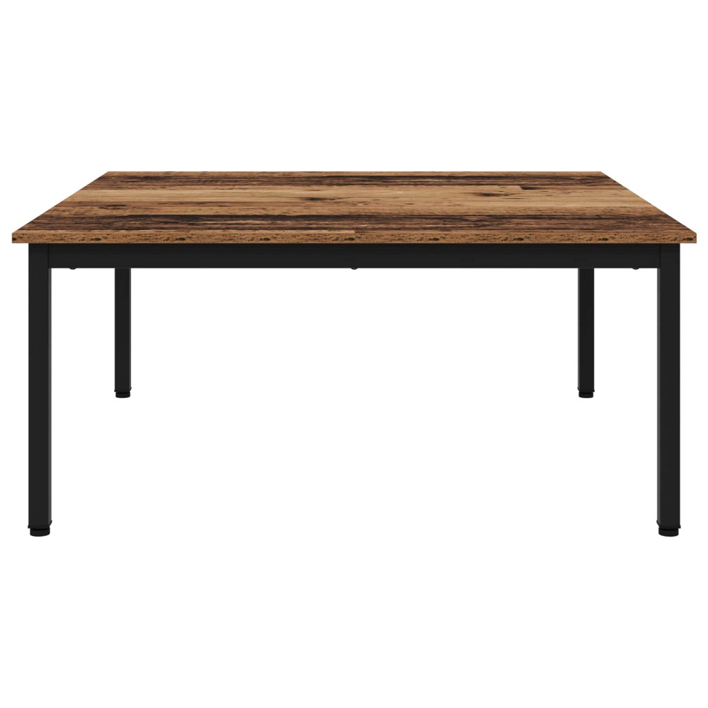 Produktbild för Kaffeebord Gammalt trä 100 x 100 x 45 cm Konstruerat trä