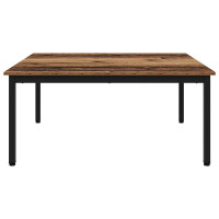 Produktbild för Kaffeebord Gammalt trä 100 x 100 x 45 cm Konstruerat trä
