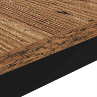 Produktbild för Kaffeebord Gammalt trä 100 x 100 x 45 cm Konstruerat trä