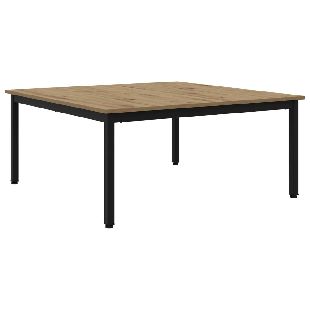 Produktbild för Kaffeebord Artisan Ek 100 x 100 x 45 cm Konstruerat trä