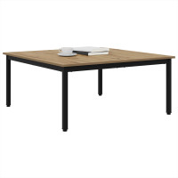 Produktbild för Kaffeebord Artisan Ek 100 x 100 x 45 cm Konstruerat trä