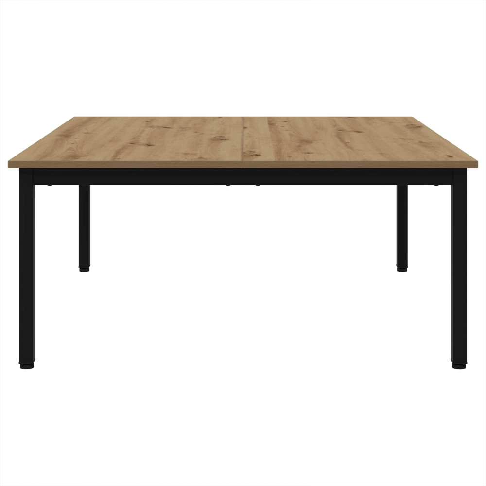 Produktbild för Kaffeebord Artisan Ek 100 x 100 x 45 cm Konstruerat trä