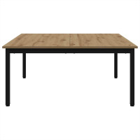 Produktbild för Kaffeebord Artisan Ek 100 x 100 x 45 cm Konstruerat trä