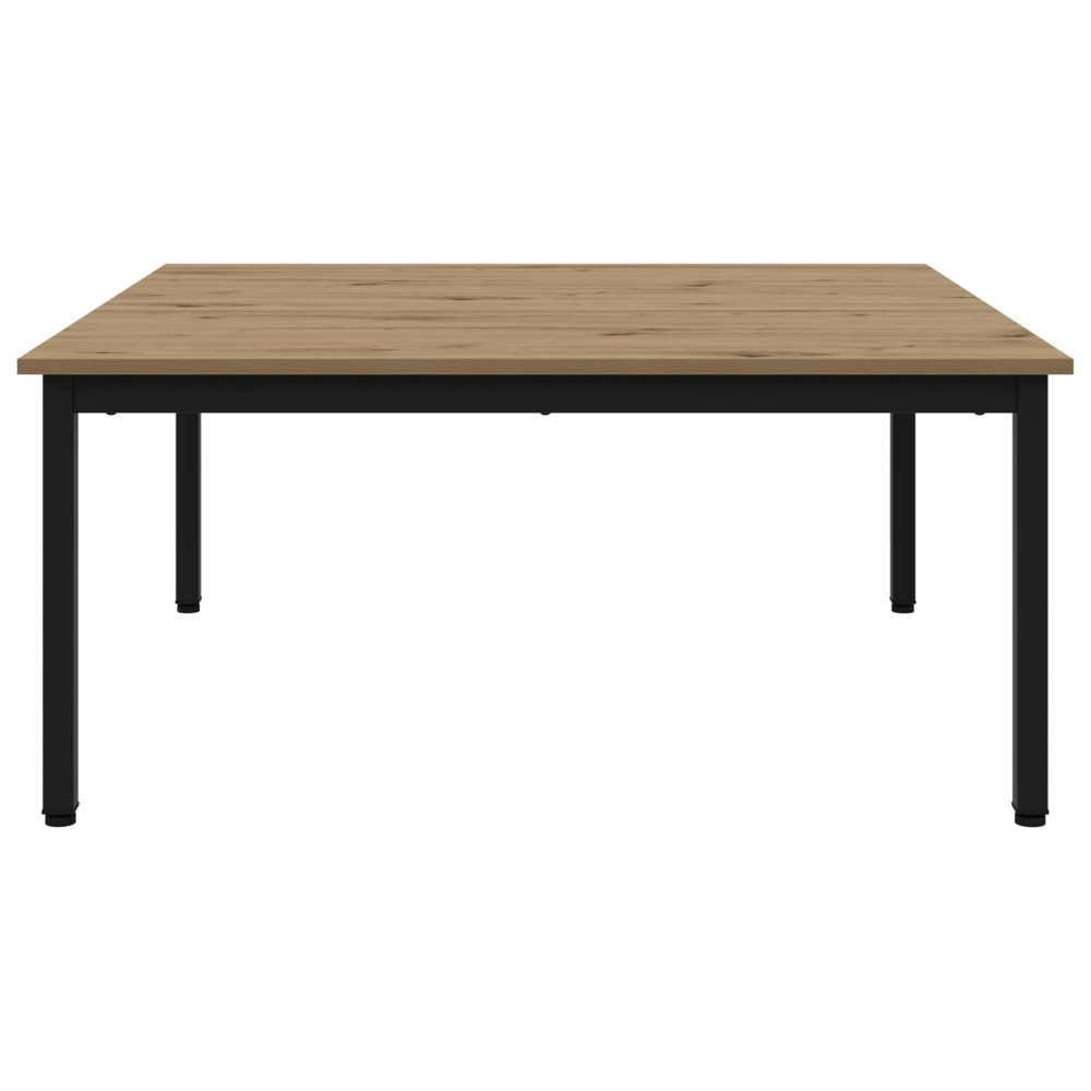 Produktbild för Kaffeebord Artisan Ek 100 x 100 x 45 cm Konstruerat trä