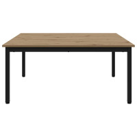 Produktbild för Kaffeebord Artisan Ek 100 x 100 x 45 cm Konstruerat trä