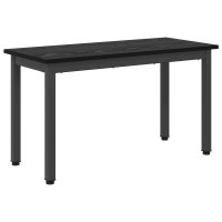 Produktbild för bänk Svart Ek 80 x 35 x 45 cm Konstruerat trä