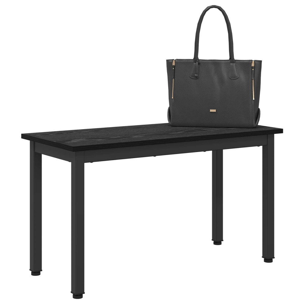 Produktbild för bänk Svart Ek 80 x 35 x 45 cm Konstruerat trä