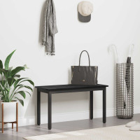 Produktbild för bänk Svart Ek 80 x 35 x 45 cm Konstruerat trä