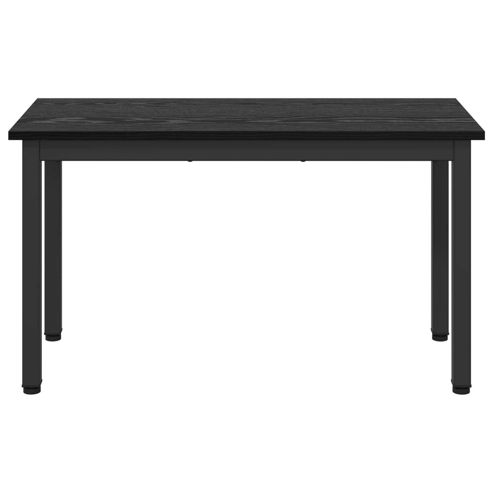 Produktbild för bänk Svart Ek 80 x 35 x 45 cm Konstruerat trä