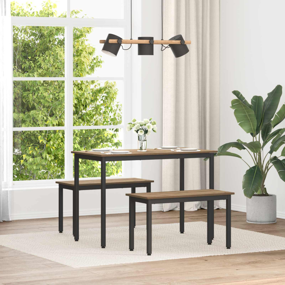 Produktbild för bänk Artisan Ek 80 x 35 x 45 cm Konstruerat trä