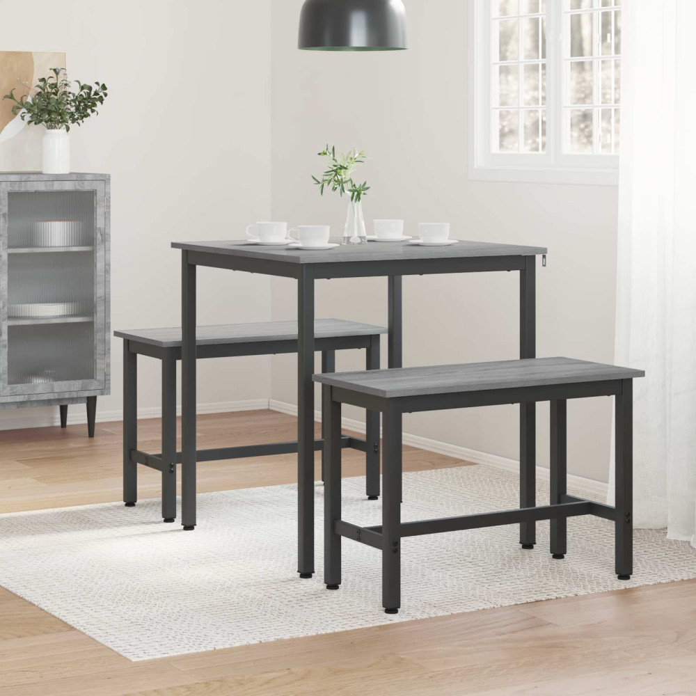 Produktbild för Matbord 70 x 70 x 75 cm METALL
