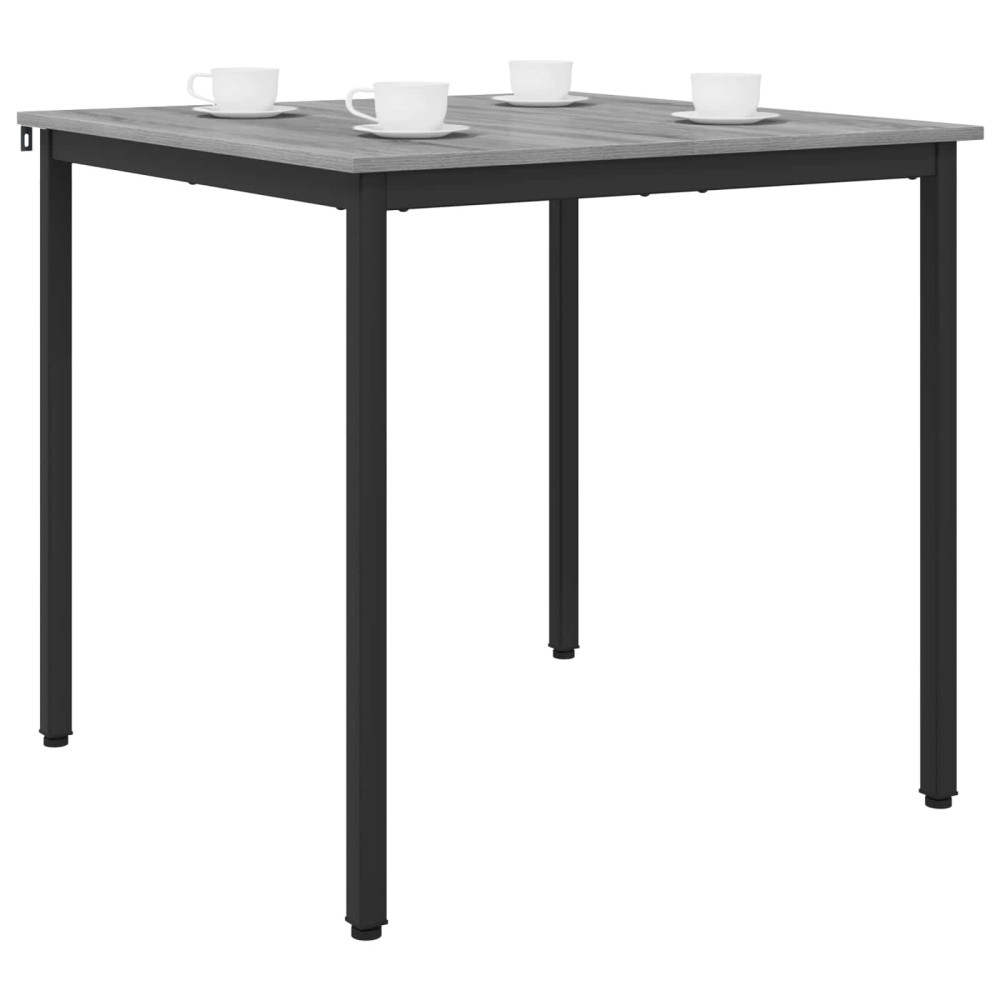 Produktbild för Matbord 80 x 80 x 75 cm METALL