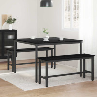Produktbild för Matbord 110 x 110 x 75 cm METALL