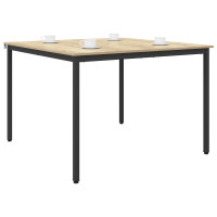 Produktbild för Matbord 110 x 110 x 75 cm METALL