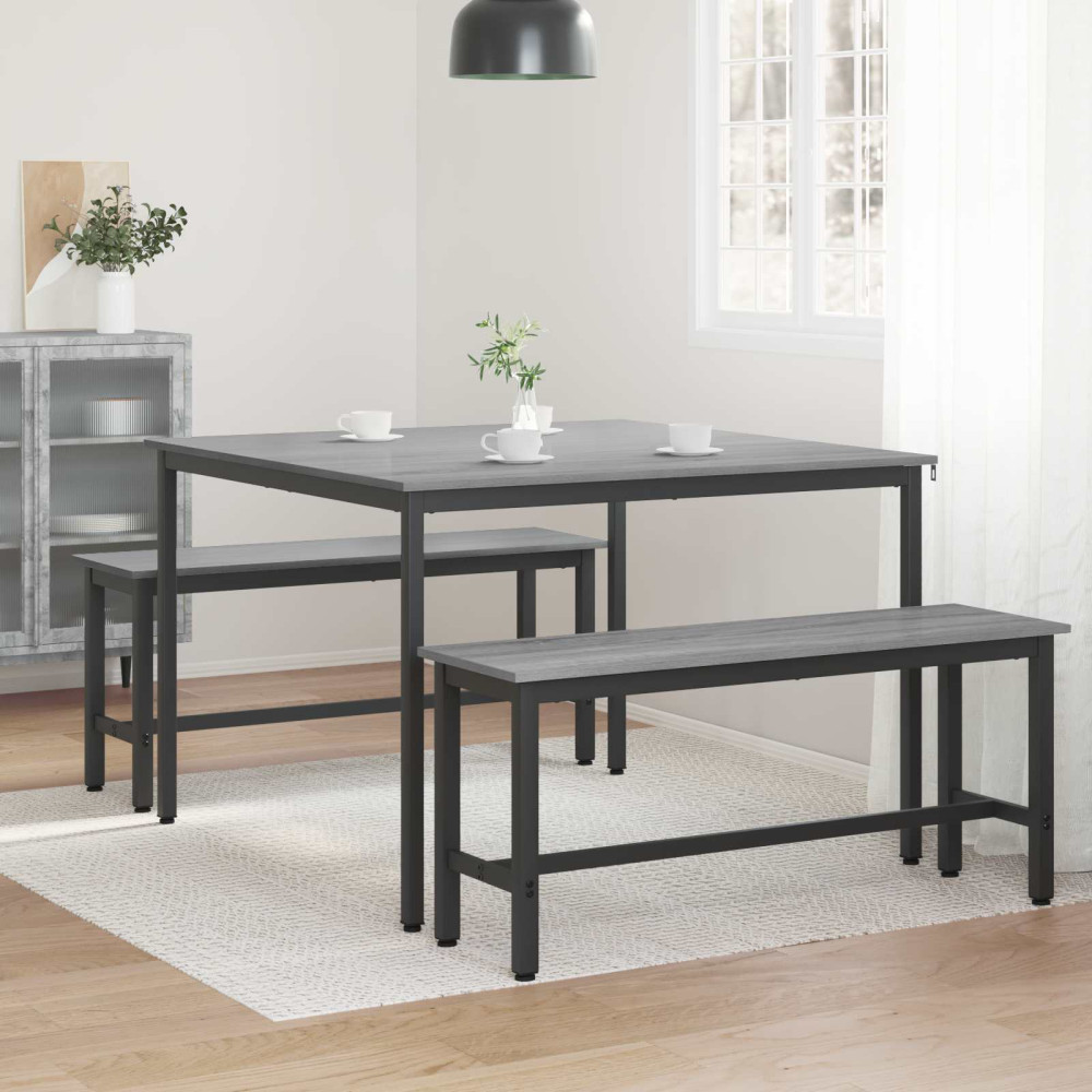 Produktbild för Matbord 110 x 110 x 75 cm METALL