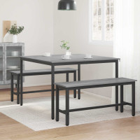 Produktbild för Matbord 110 x 110 x 75 cm METALL