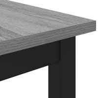 Produktbild för Matbord 110 x 110 x 75 cm METALL