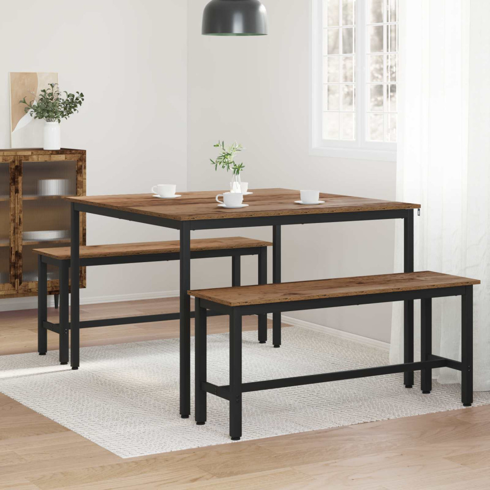 Produktbild för Matbord 110 x 110 x 75 cm METALL