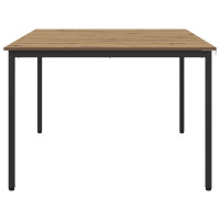 Produktbild för Matbord 110 x 110 x 75 cm METALL