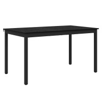 Produktbild för Matbord 140 x 80 x 75 cm METALL