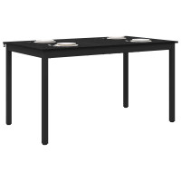 Produktbild för Matbord 140 x 80 x 75 cm METALL