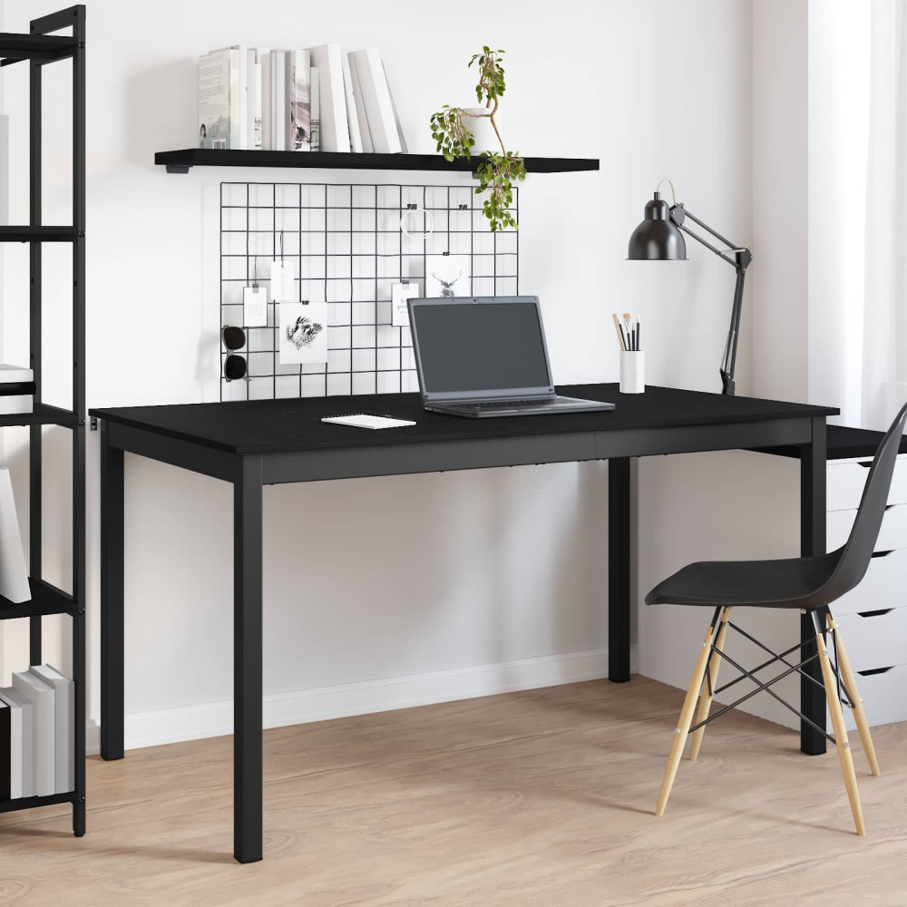 Produktbild för Matbord 140 x 80 x 75 cm METALL
