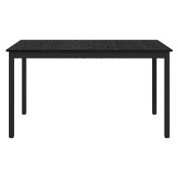 Produktbild för Matbord 140 x 80 x 75 cm METALL