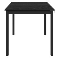 Produktbild för Matbord 140 x 80 x 75 cm METALL