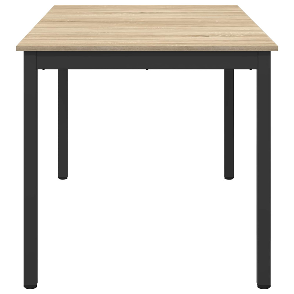Produktbild för Matbord 140 x 80 x 75 cm METALL