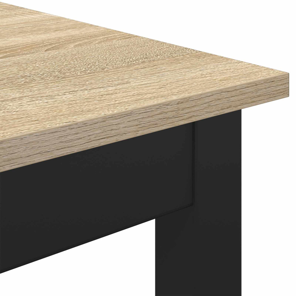 Produktbild för Matbord 140 x 80 x 75 cm METALL