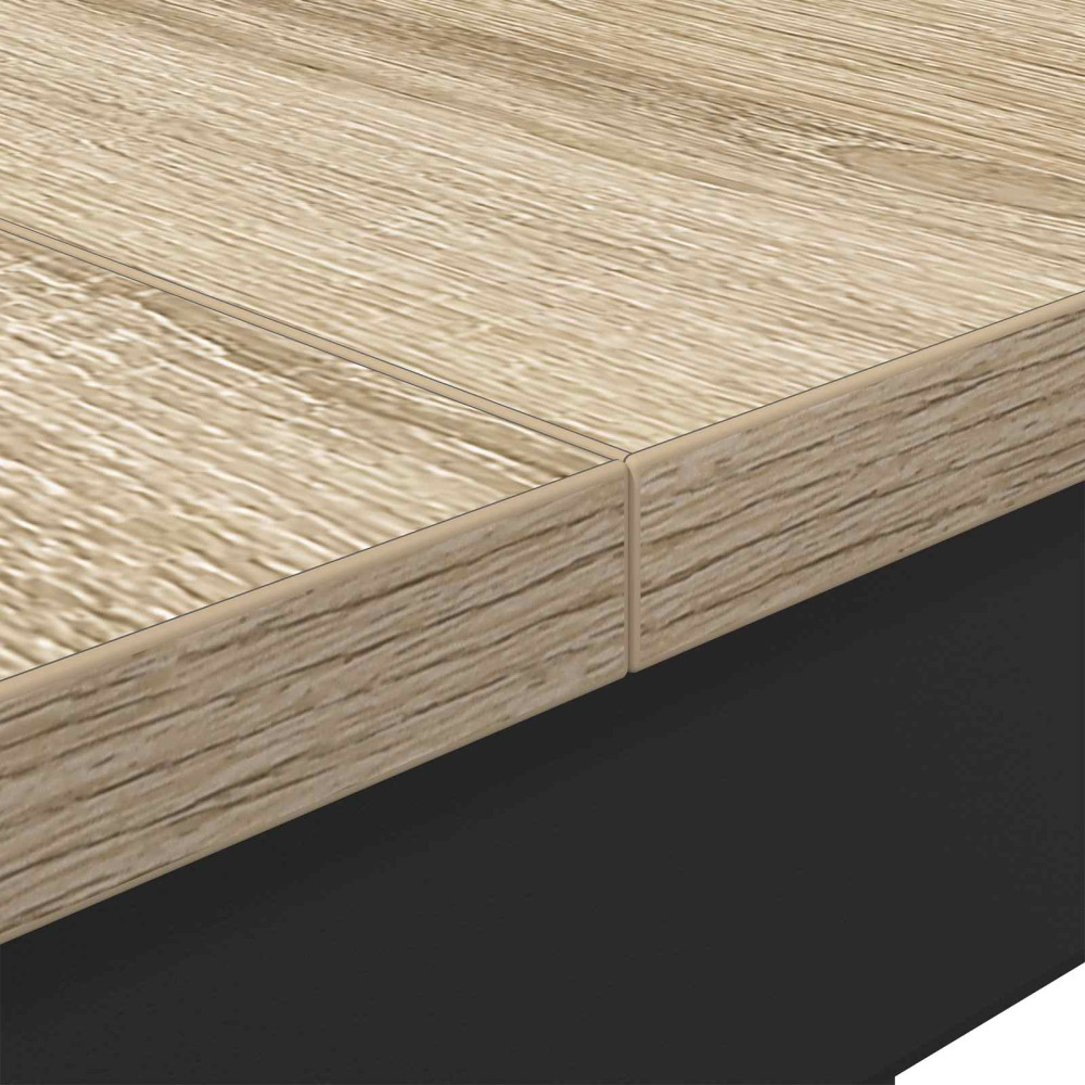Produktbild för Matbord 140 x 80 x 75 cm METALL