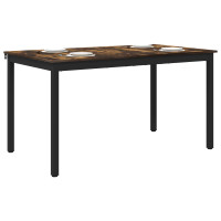 Produktbild för Matbord 140 x 80 x 75 cm METALL