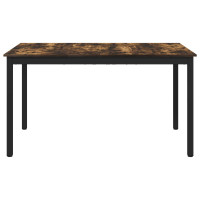 Produktbild för Matbord 140 x 80 x 75 cm METALL