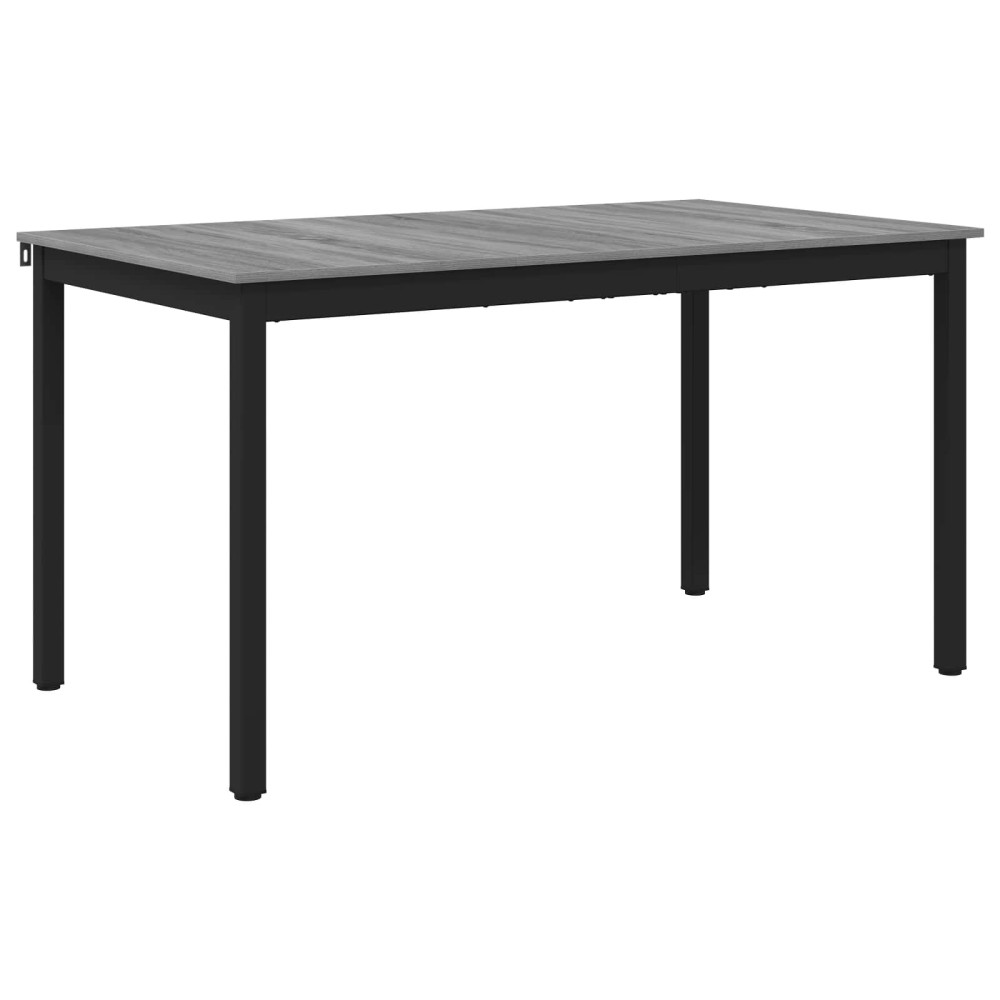 Produktbild för Matbord 140 x 80 x 75 cm METALL
