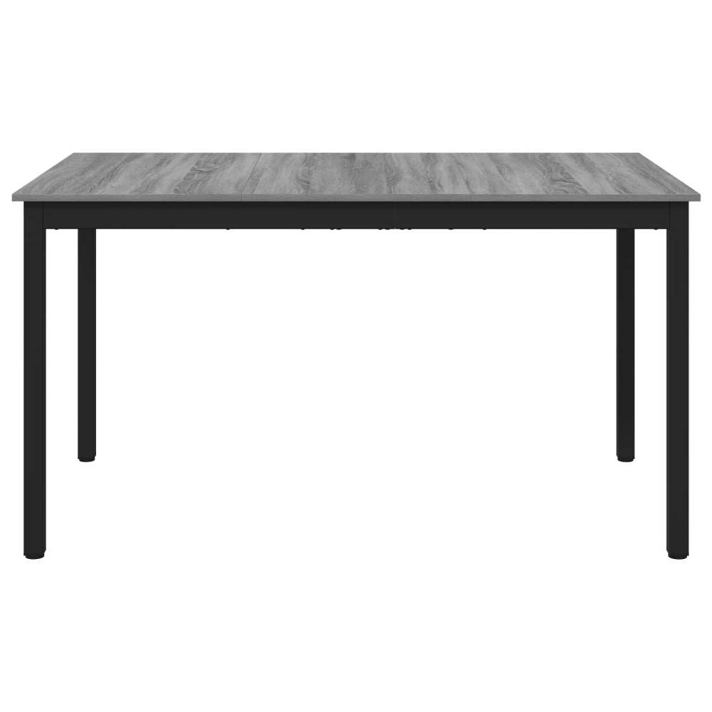 Produktbild för Matbord 140 x 80 x 75 cm METALL