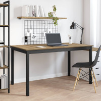 Produktbild för Matbord 140 x 80 x 75 cm METALL