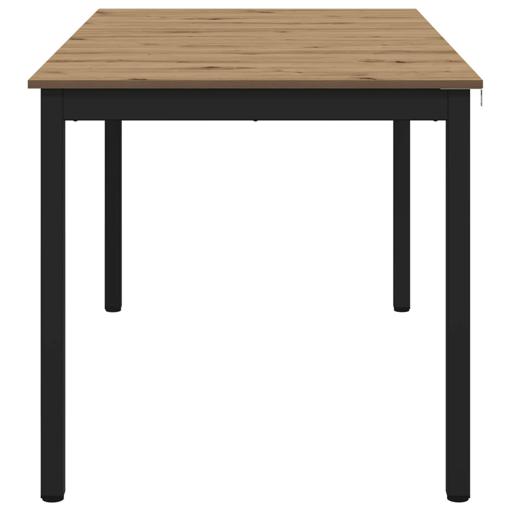 Produktbild för Matbord 140 x 80 x 75 cm METALL