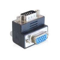 Produktbild för Delock Adapter VGA male / female 90° angled - VGA-adapter
