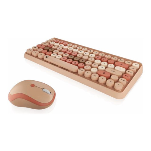 Keysonic KeySonic KSKM-5200M-RF - sats med tangentbord och mus mini - QWERTZ - tysk - flera färger Inmatningsenhet
