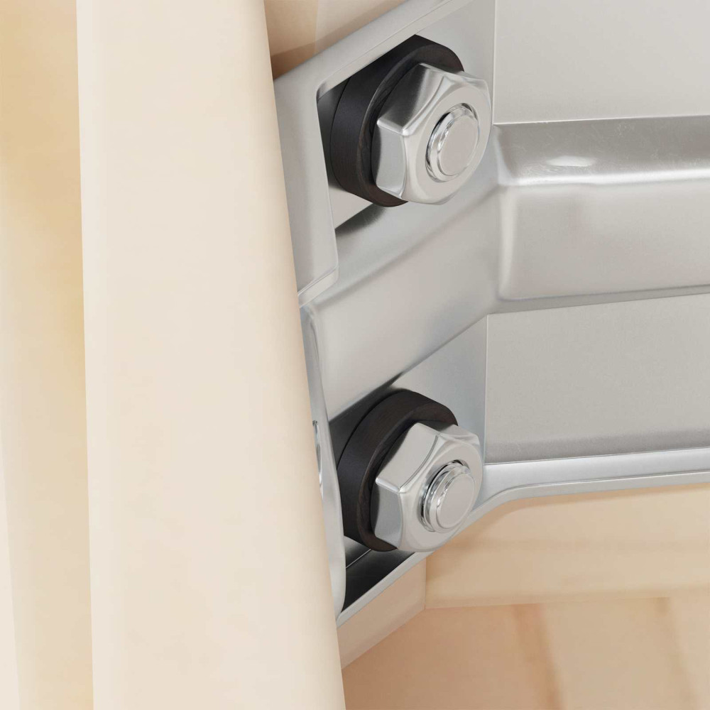 Produktbild för passar för Platt Tvätt 2 pcs Svart ∅15 x 3 mm PVC kopolymer
