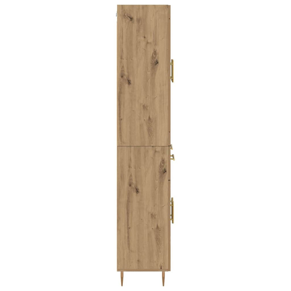 Produktbild för Skåp med låda 2 pcs Artisan Ek Konstruerat trä