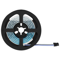 Produktbild för LED Band 2 pcs Svart och Transparent 900 mm Koppar och plast