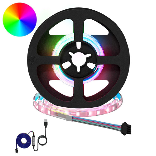 vidaXL LED Band 2 pcs Svart och Transparent 250 mm Koppar och plast