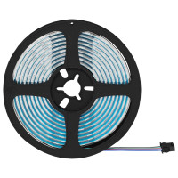 Produktbild för LED Band 2 pcs Svart och Transparent 2300 mm Koppar och plast