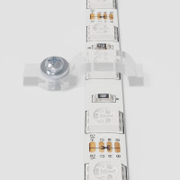 Produktbild för LED Band 2 pcs Svart och Transparent 2500 mm Koppar och plast