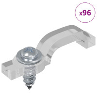Produktbild för LED Band 2 pcs Svart och Transparent 4700 mm Koppar och plast