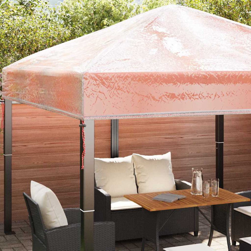 Produktbild för Gazebo överdrag ersättning 300 x 300 x 26 cm Transparent PVC