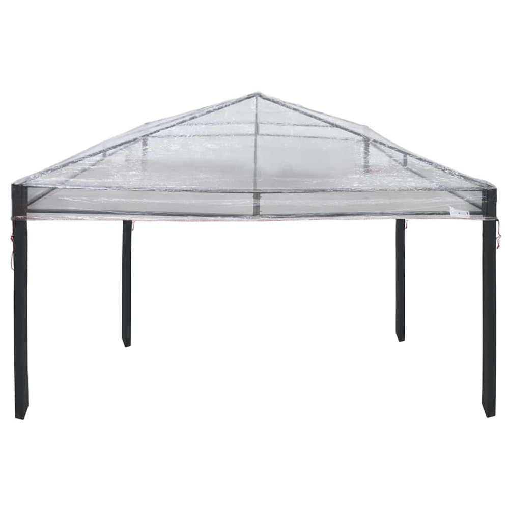 Produktbild för Gazebo överdrag ersättning 300 x 300 x 26 cm Transparent PVC