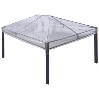 Produktbild för Gazebo överdrag ersättning Transparent 400 x 300 x 32 cm PVC