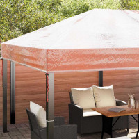 Produktbild för Gazebo överdrag ersättning Transparent 400 x 300 x 32 cm PVC